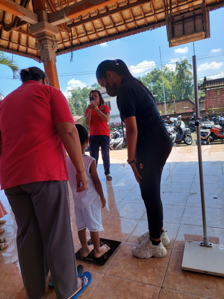 Posyandu Balita Br.Samuan Kangin,Ds.Carangsari dan Br.Petang Dalem,Ds.Petang